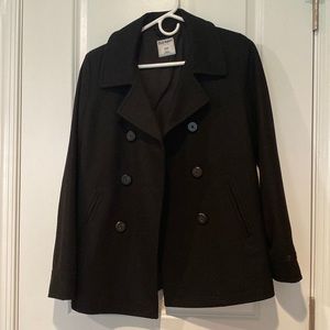 Old Navy Women’s Black Pea Coat